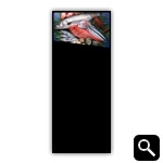 Menutavle i sort plast 40 x 97 cm 